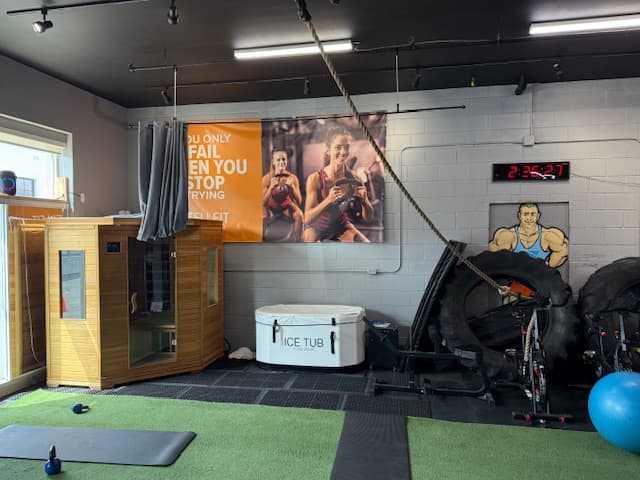Recovery lounge at Wellfit Social Club