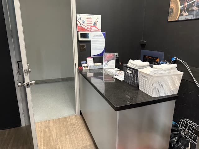 Nutrition and wellness area at Wellfit