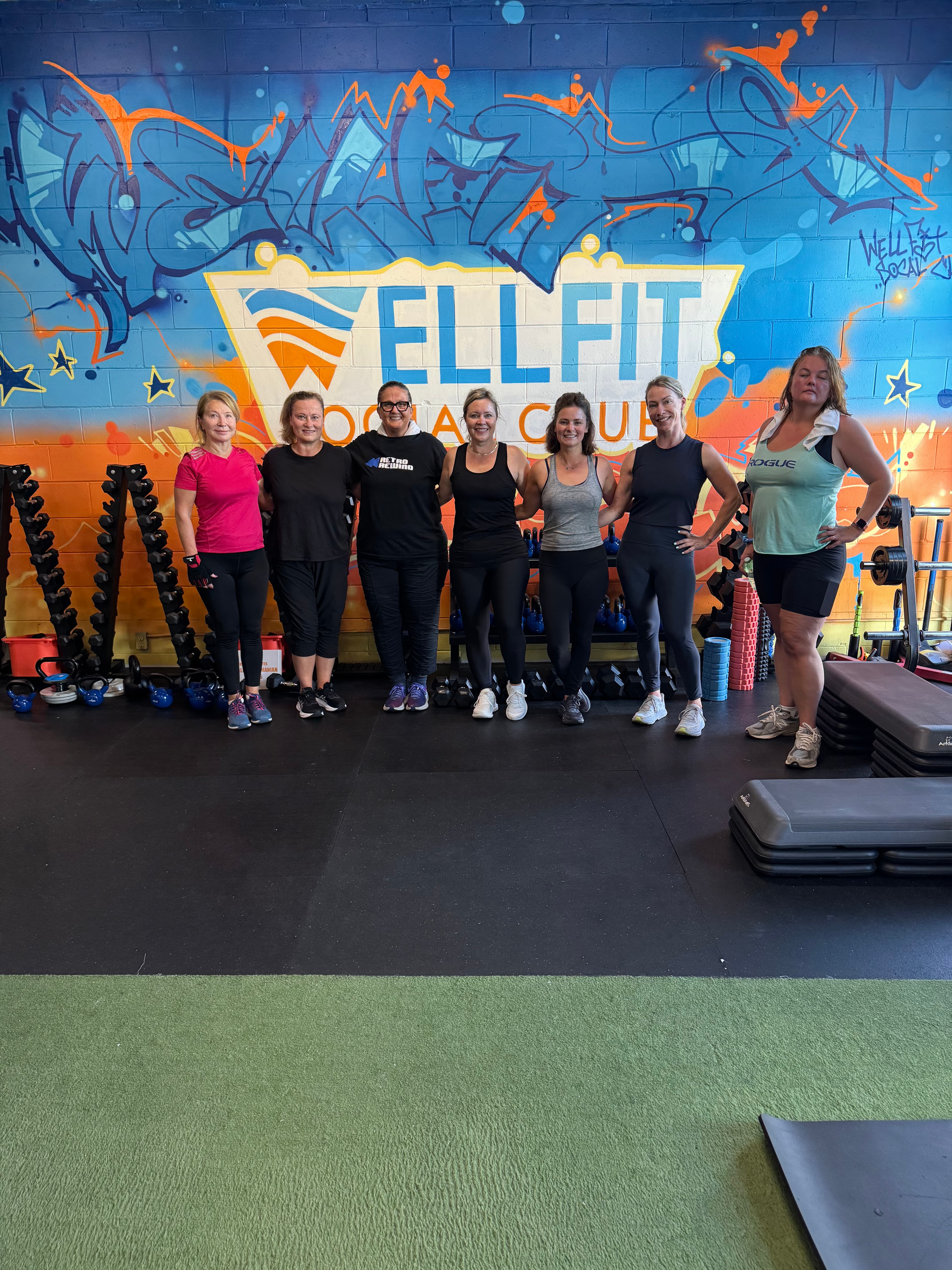 Personal and partnered training at Wellfit Social Club in Etobicoke.